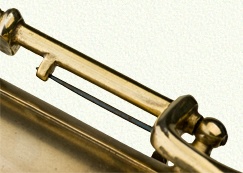 Vintage octave key spring