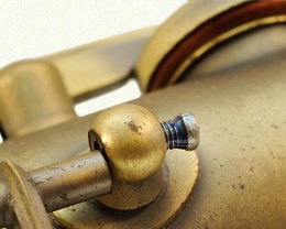 Threadlock applied to screw