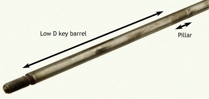 Selmer MkVI worn rod screw