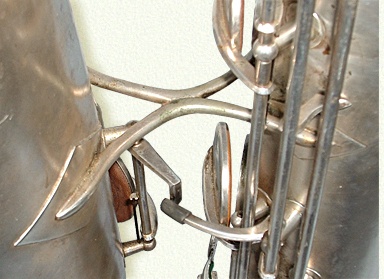 Pan Amercian bass saxophone bell brace