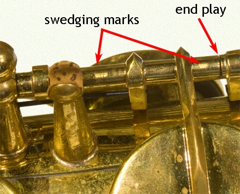 Remy tenor swedging marks